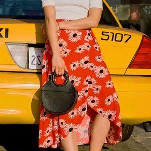 Anthropologie Conversations Colloquial Daisy Skirt